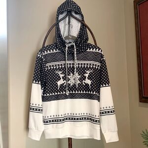 NWT Alpine Hooded Knit Hoodie